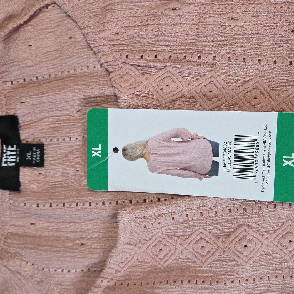Frye Long Sleeve Mauve Blouse - Picture 4 of 8